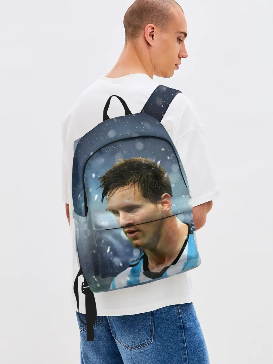 Рюкзак джинсовый / Лео Месси