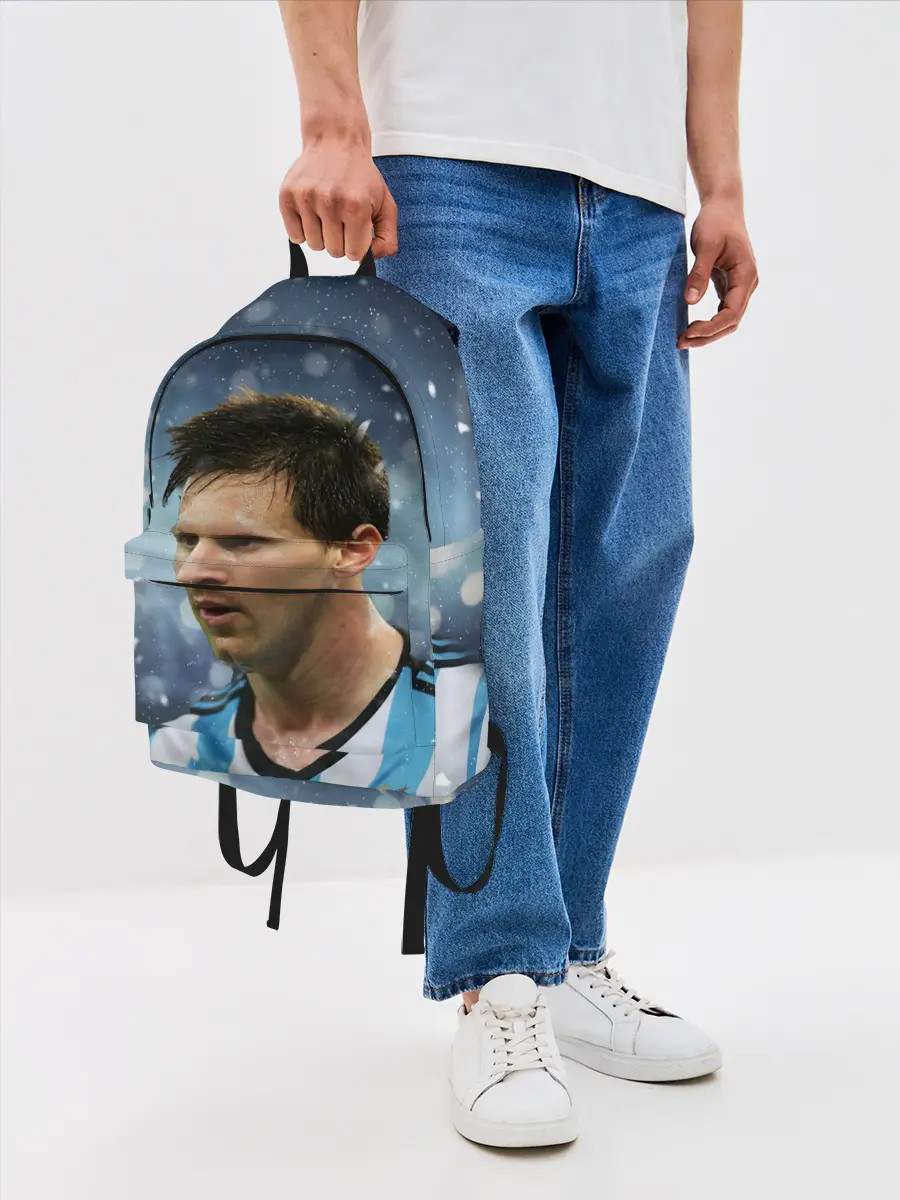 Рюкзак джинсовый / Лео Месси