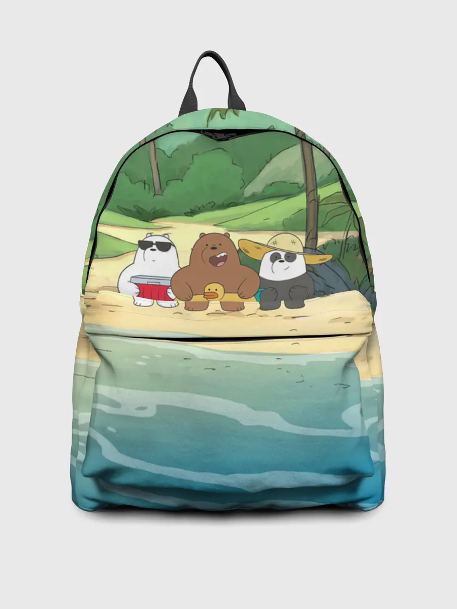 Рюкзак джинсовый / Bears on the beach