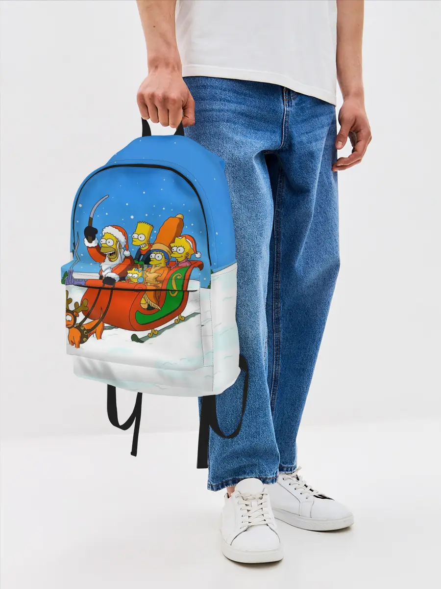 Рюкзак джинсовый / Simpsons New Year