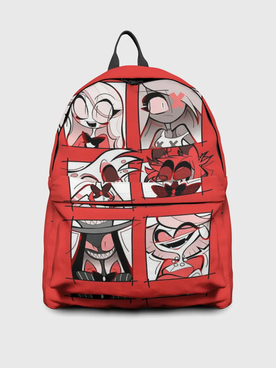 Рюкзак джинсовый / Hazbin Hotel