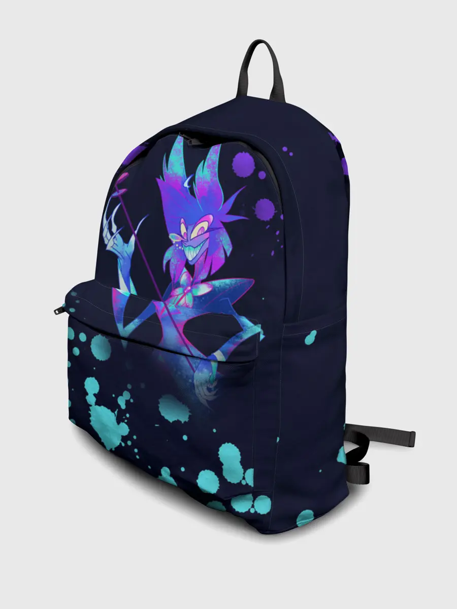 Рюкзак джинсовый / Hazbin Hotel