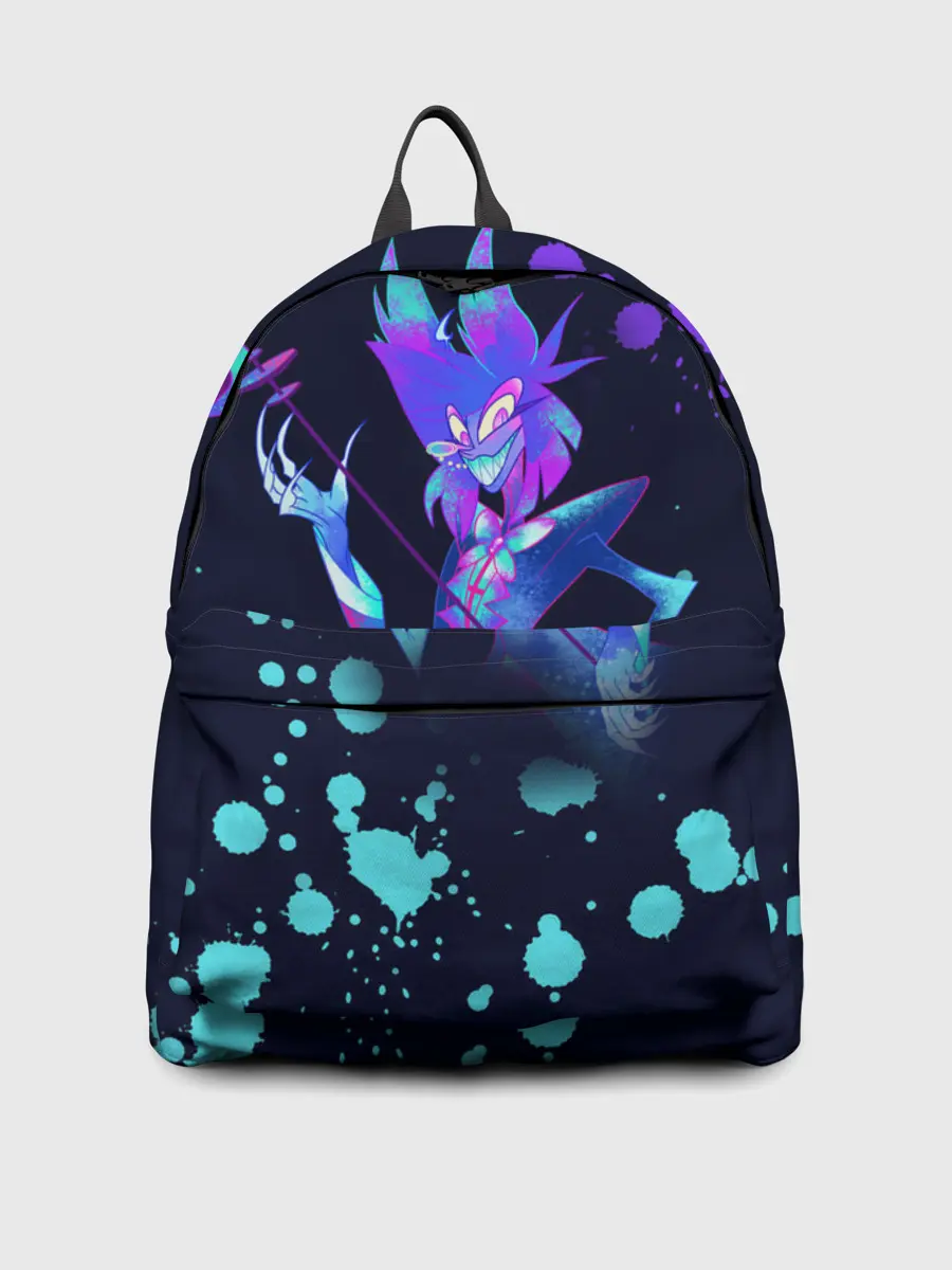 Рюкзак джинсовый / Hazbin Hotel