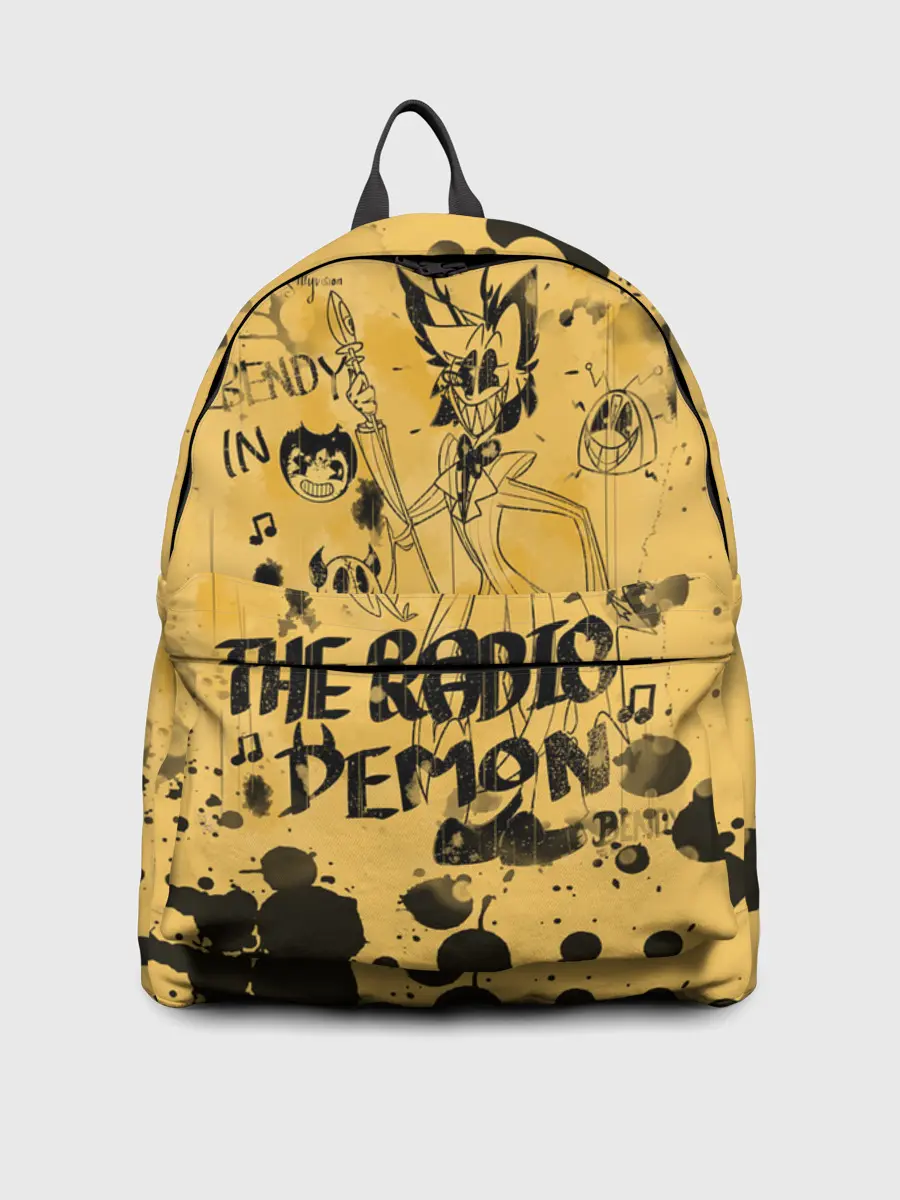 Рюкзак джинсовый / Hazbin Hotel