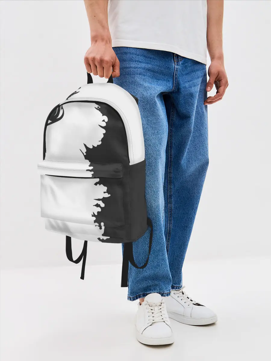 Рюкзак джинсовый / абстракция Фейри Тейл