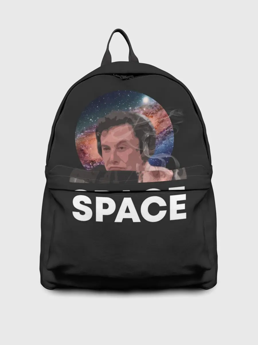 Рюкзак джинсовый / Илон Маск