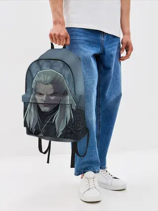 Рюкзак джинсовый / НЕТФЛИКС ВЕДЬМАК