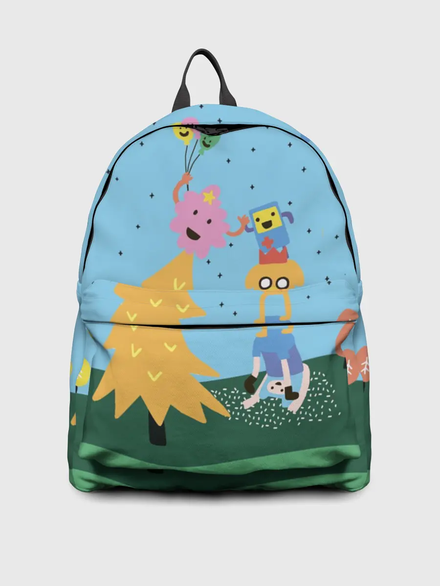 Рюкзак джинсовый / Время приключений Ёлка