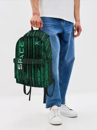 Рюкзак джинсовый / SpaceX