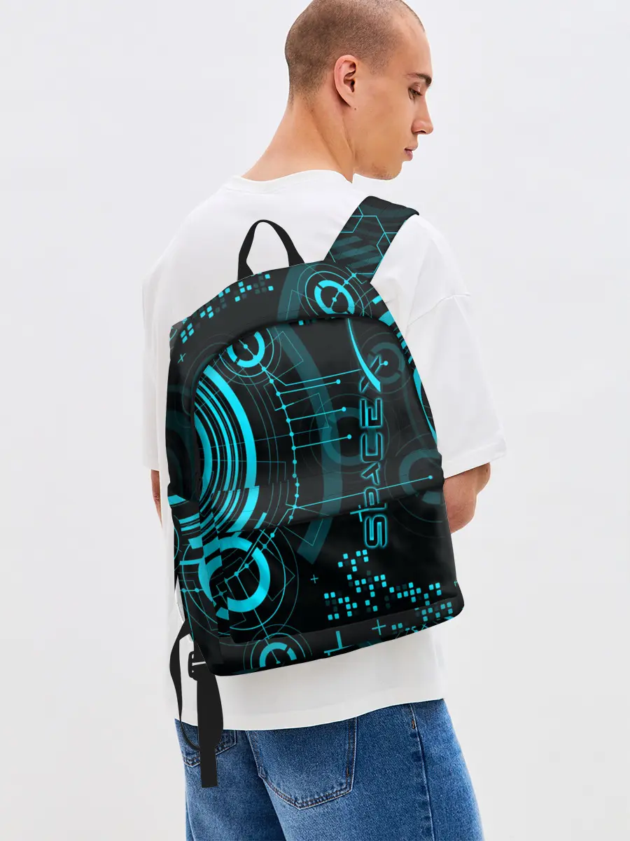 Рюкзак джинсовый / SpaceX