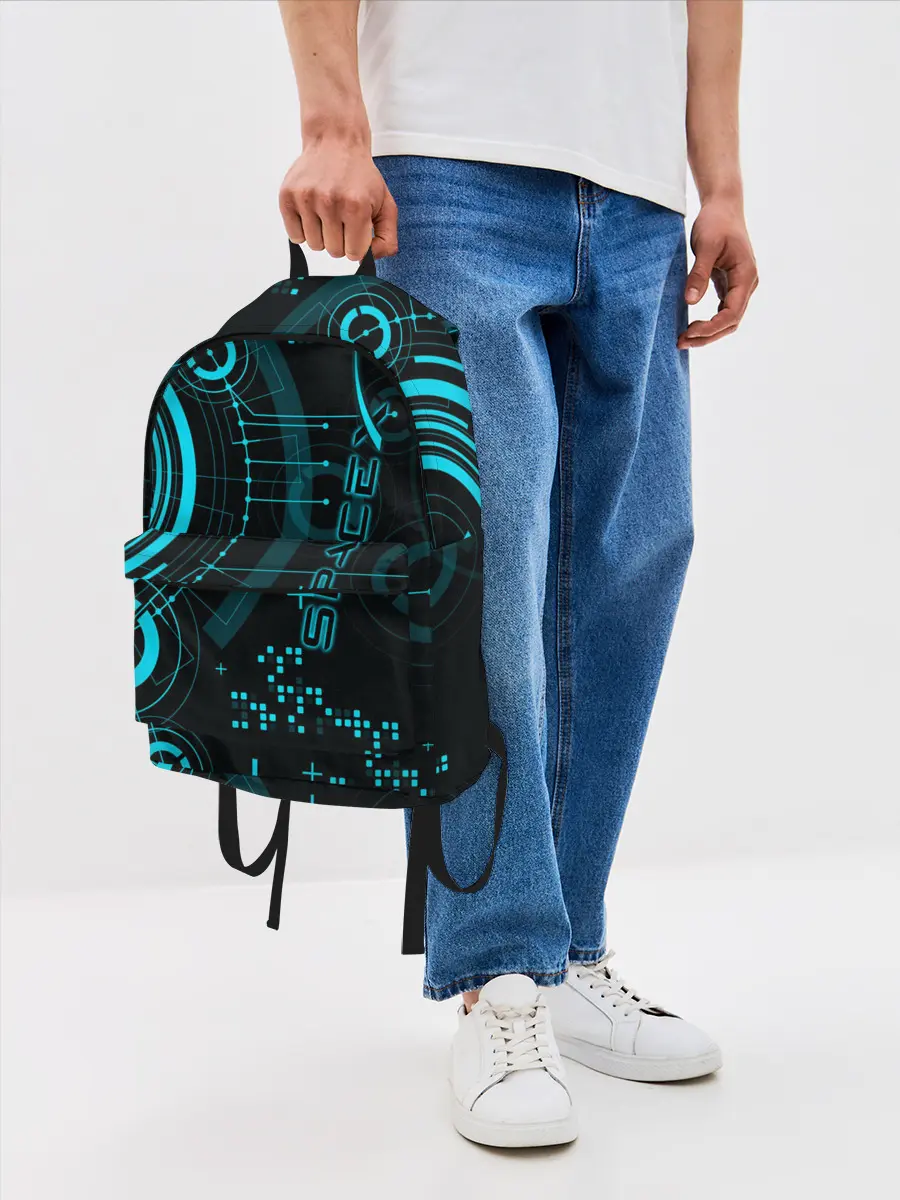 Рюкзак джинсовый / SpaceX