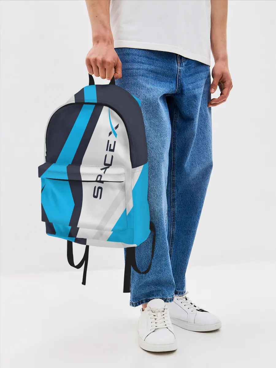 Рюкзак джинсовый / SpaceX