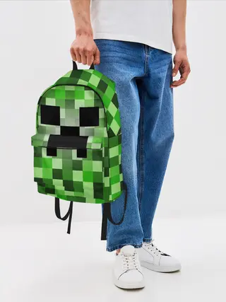 Рюкзак джинсовый / MINECRAFT