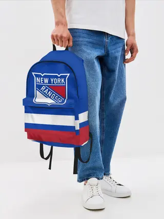 Рюкзак джинсовый / Нью-Йорк Рейнджерс НХЛ