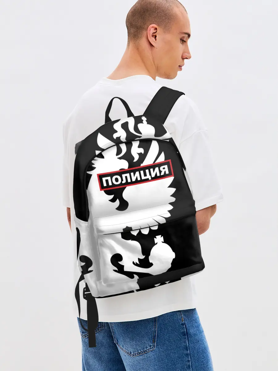 Рюкзак джинсовый / Полиция