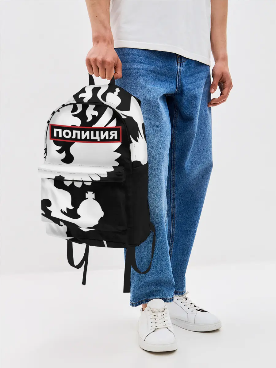 Рюкзак джинсовый / Полиция