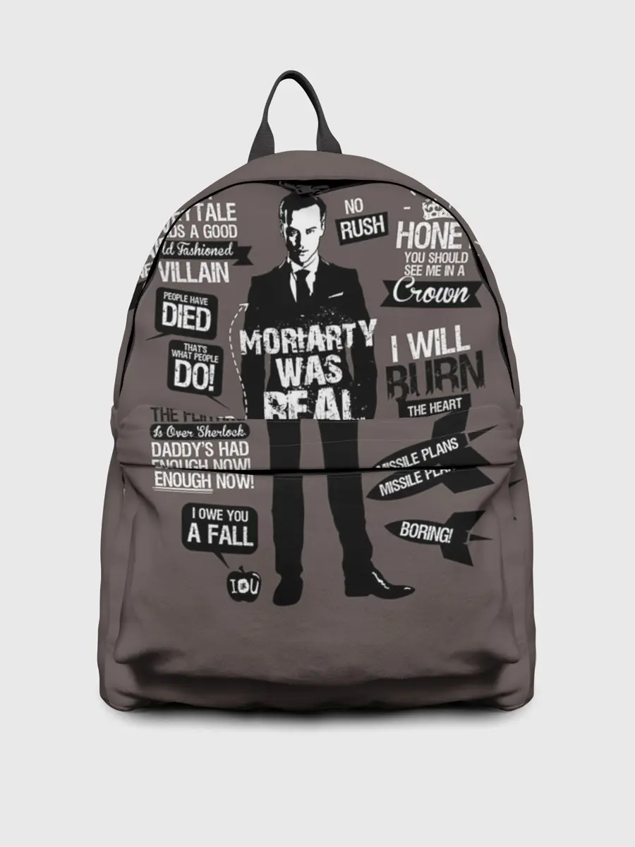 Рюкзак джинсовый / Moriarti was real