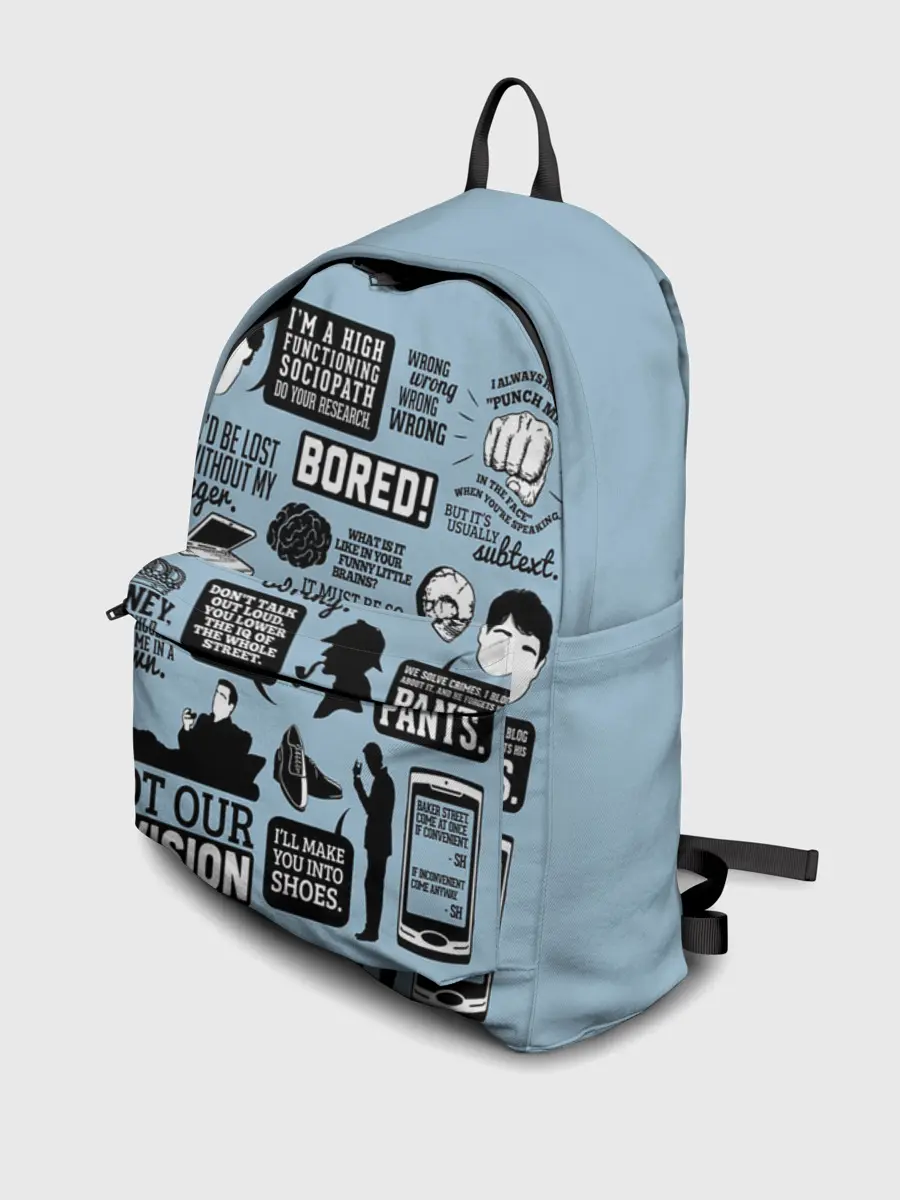 Рюкзак джинсовый / Sherlock