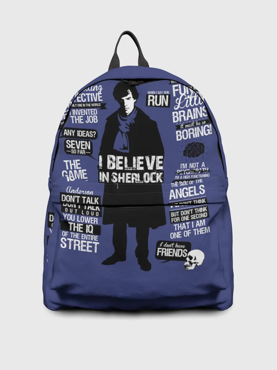 Рюкзак джинсовый / Sherlock