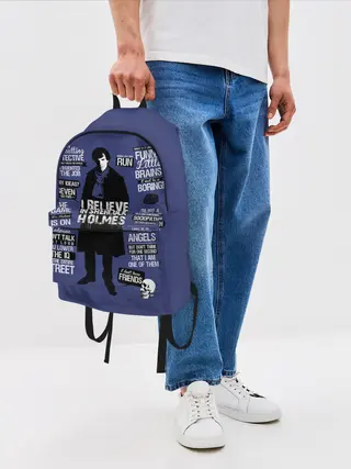 Рюкзак джинсовый / Sherlock