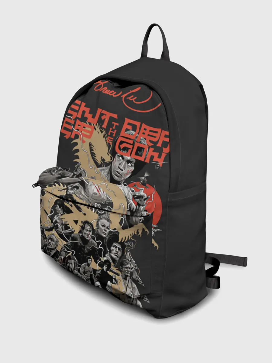 Рюкзак джинсовый / Bruce lee