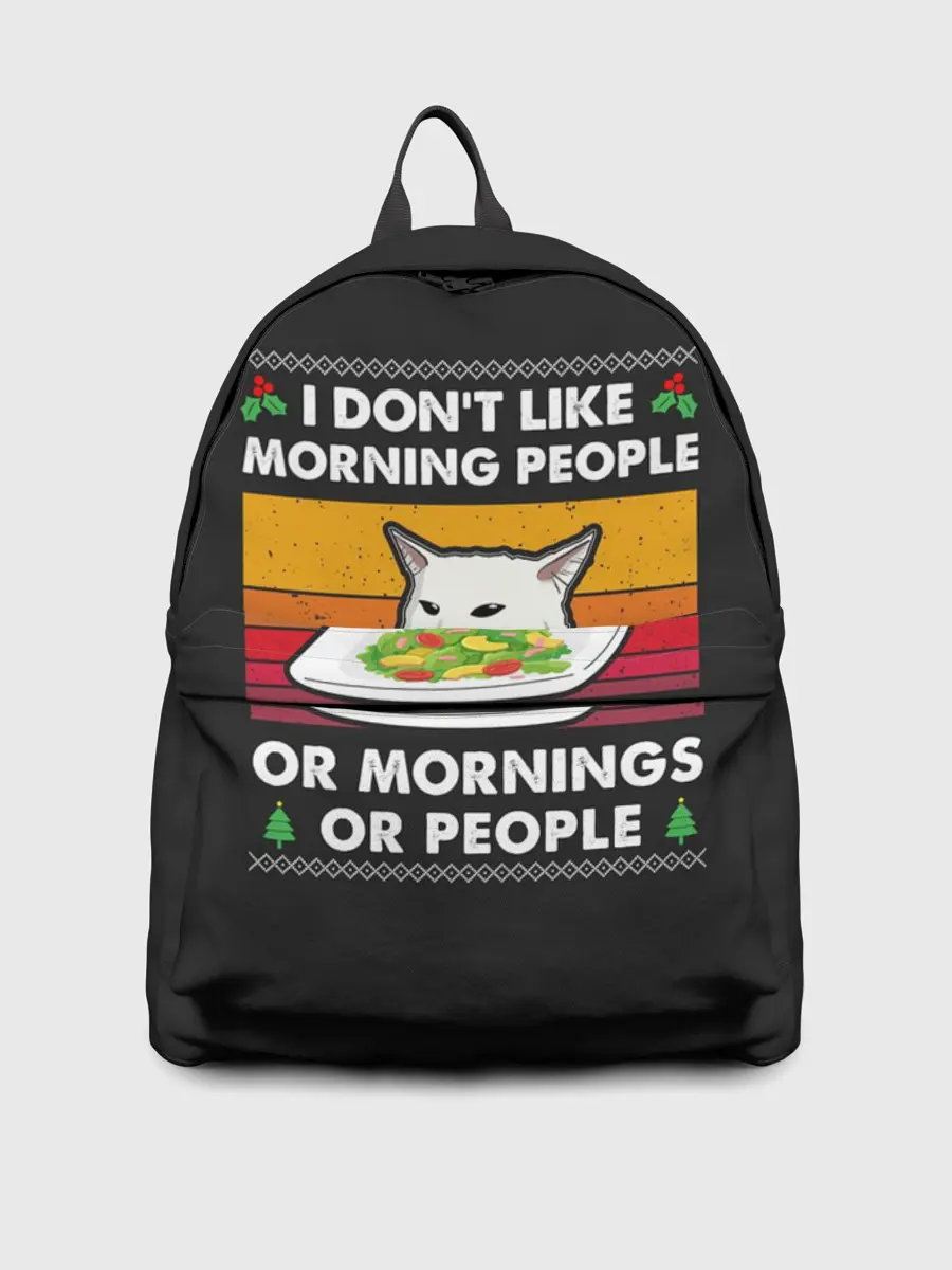 Рюкзак джинсовый / Woman Yelling at Cat