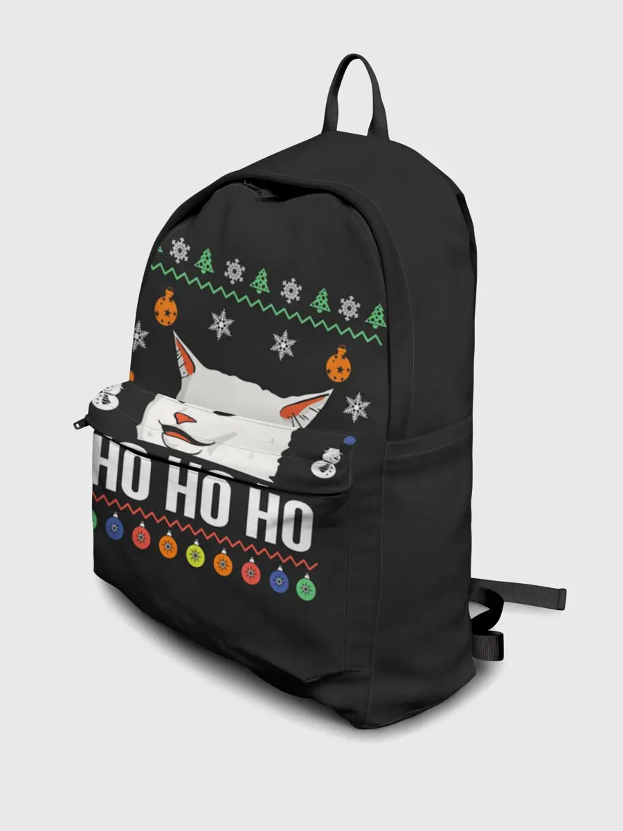 Рюкзак джинсовый / Woman Yelling at Cat