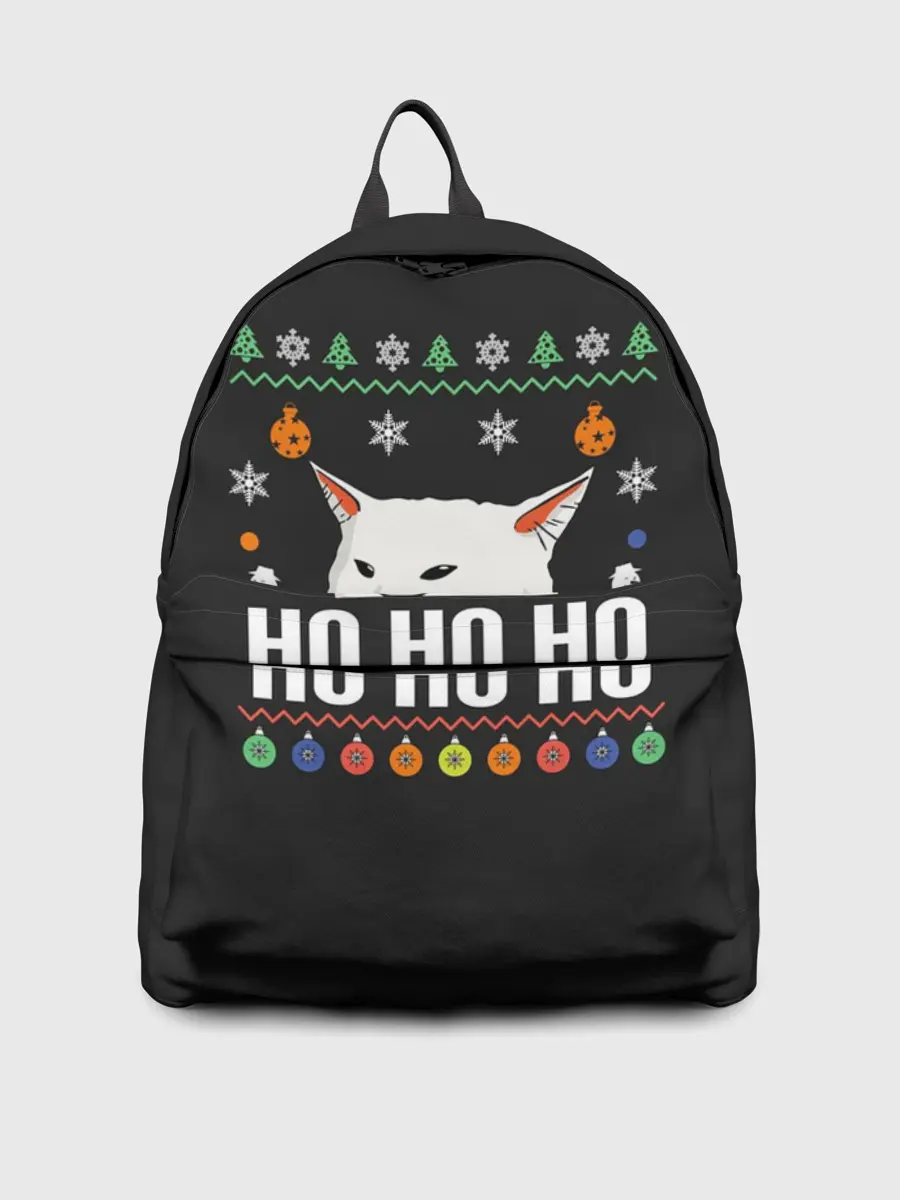 Рюкзак джинсовый / Woman Yelling at Cat