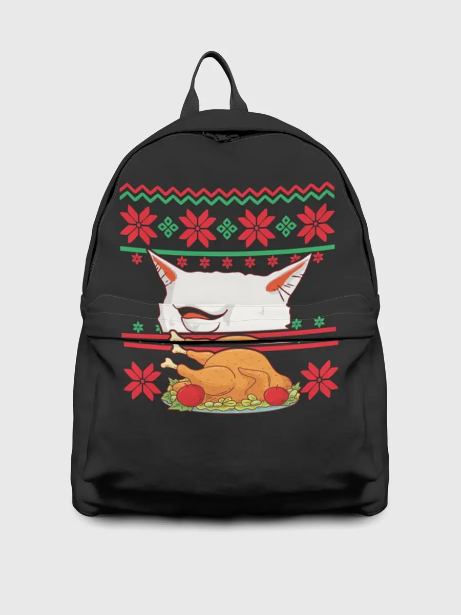 Рюкзак джинсовый / Woman Yelling at Cat