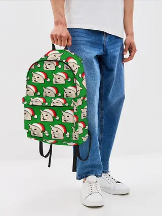 Рюкзак джинсовый / woman yelling at cat