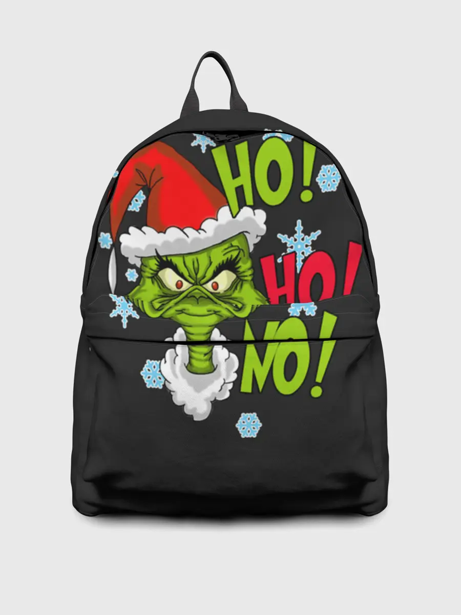 Рюкзак джинсовый / Grinch Face No! No! No!