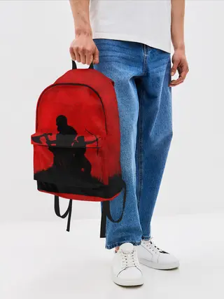 Рюкзак джинсовый / God of War