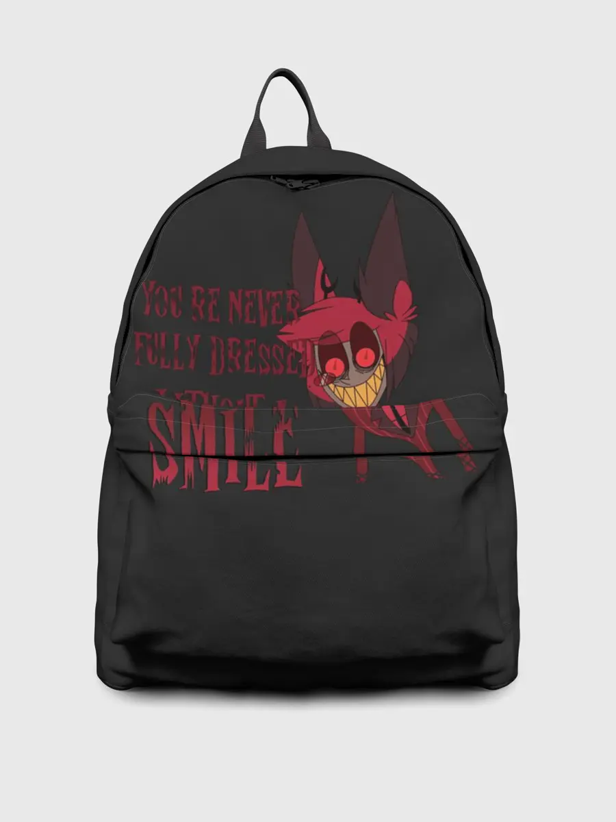 Рюкзак джинсовый / Hazbin Hotel