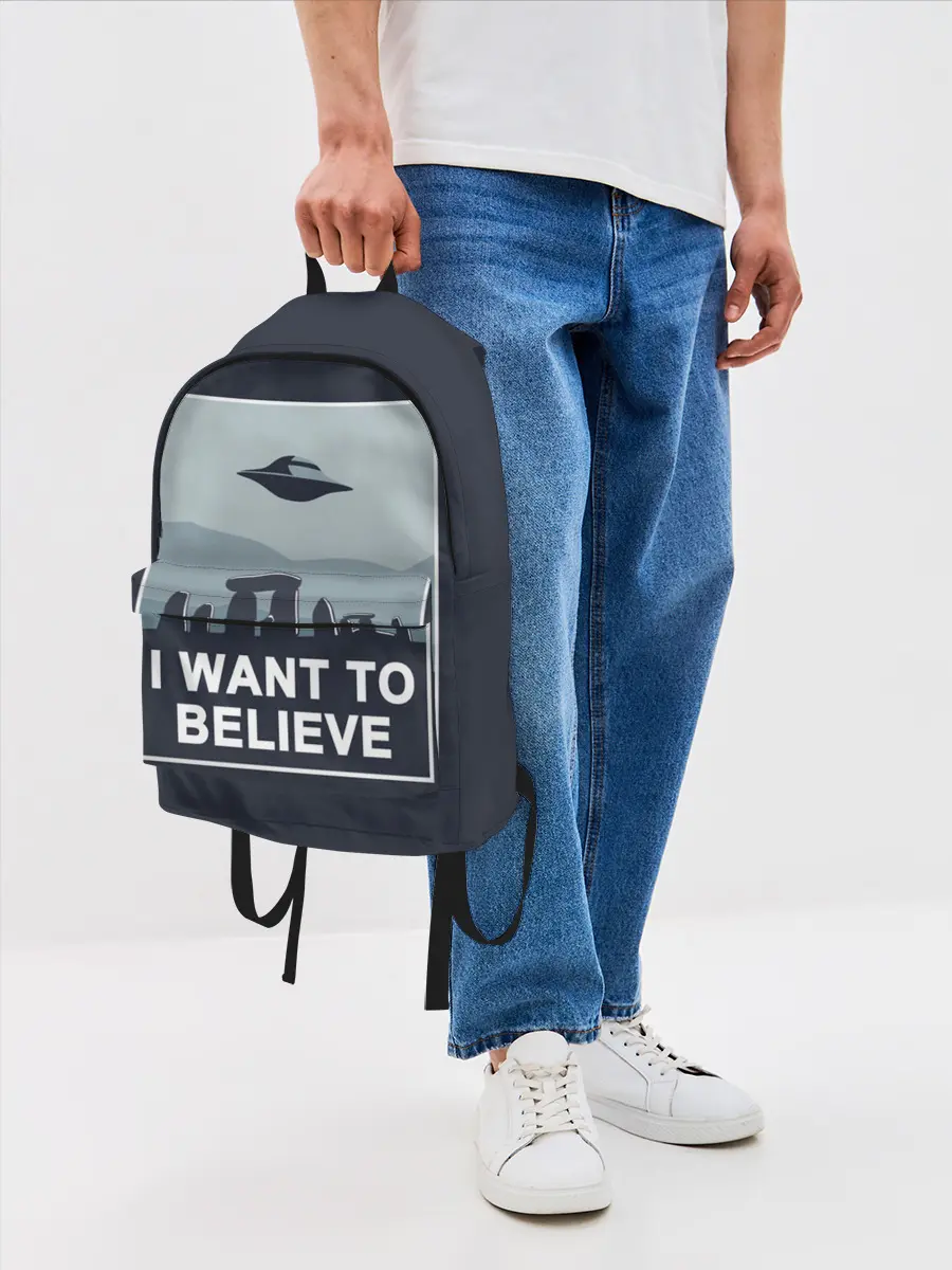 Рюкзак джинсовый / I want to believe