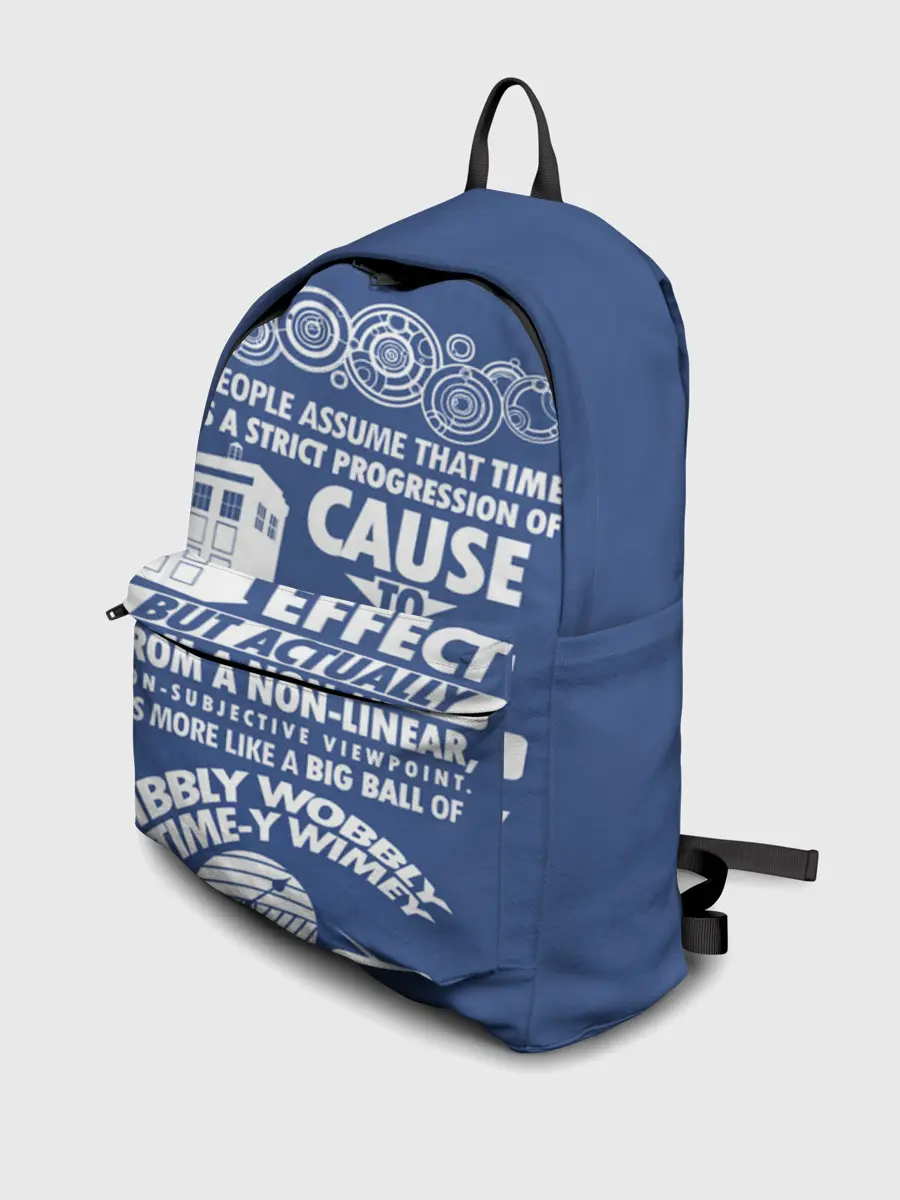 Рюкзак джинсовый / Doctor Who