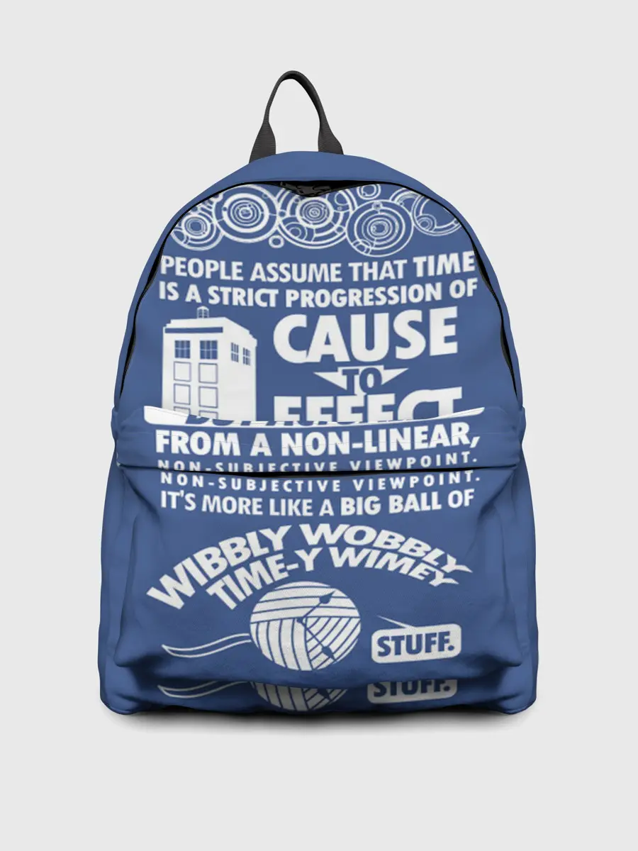 Рюкзак джинсовый / Doctor Who