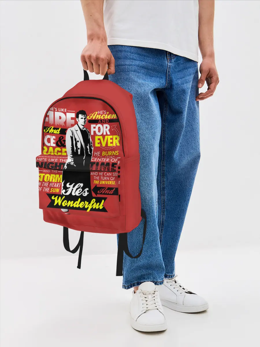 Рюкзак джинсовый / Doctor Who