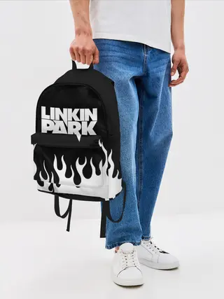 Рюкзак джинсовый / Linkin Park