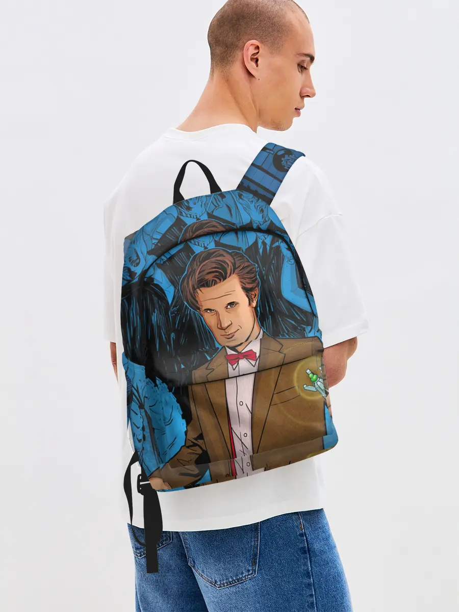 Рюкзак джинсовый / Доктор Кто