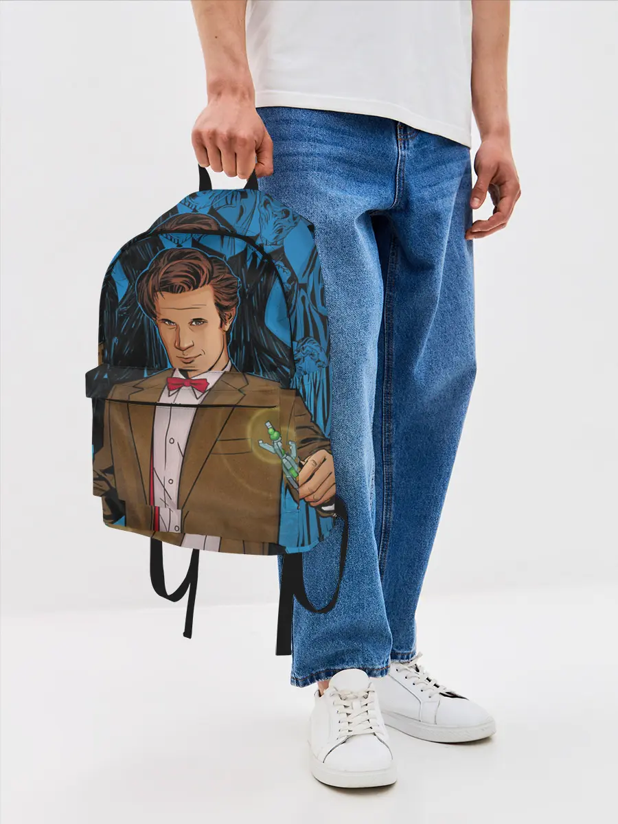 Рюкзак джинсовый / Доктор Кто