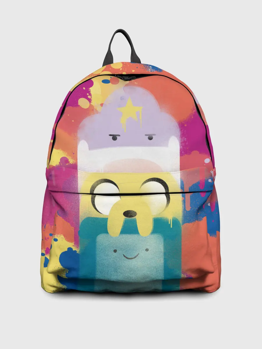 Рюкзак джинсовый / Adventure Time