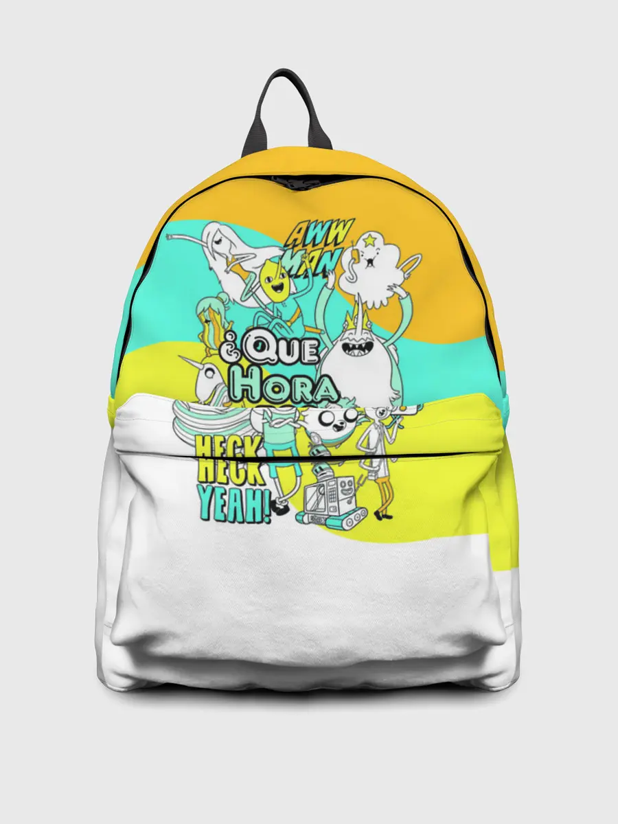 Рюкзак джинсовый / Adventure Time