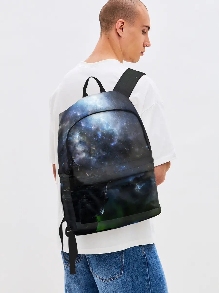 Рюкзак джинсовый / Космос