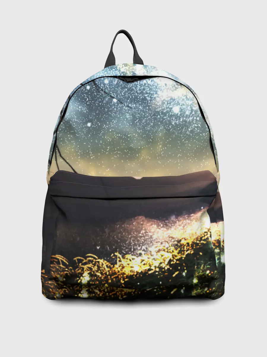 Рюкзак джинсовый / Ночь в горах