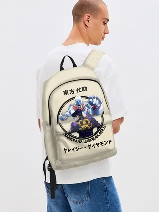 Рюкзак джинсовый / Приключения ДжоДжо