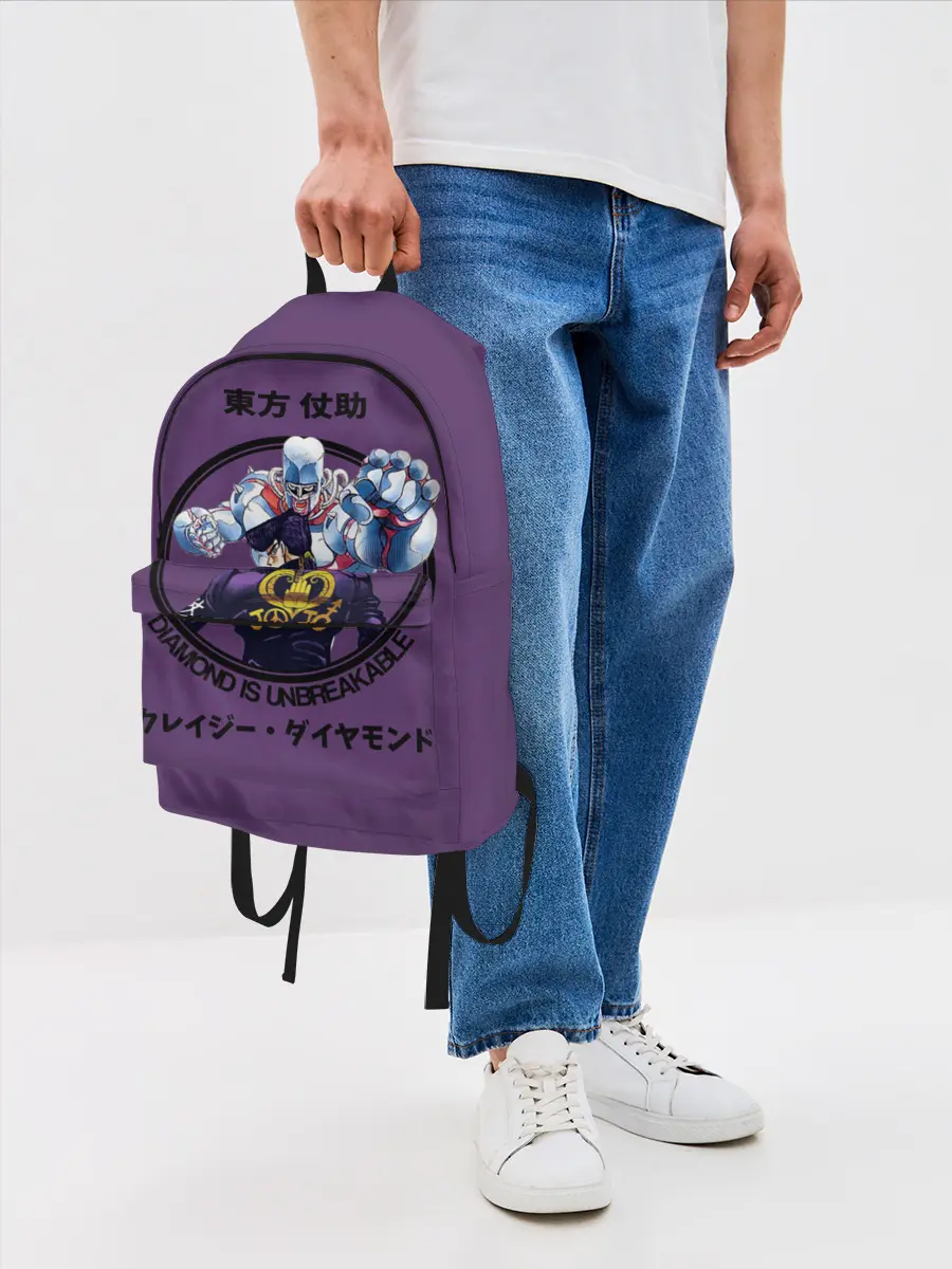 Рюкзак джинсовый / Приключения ДжоДжо