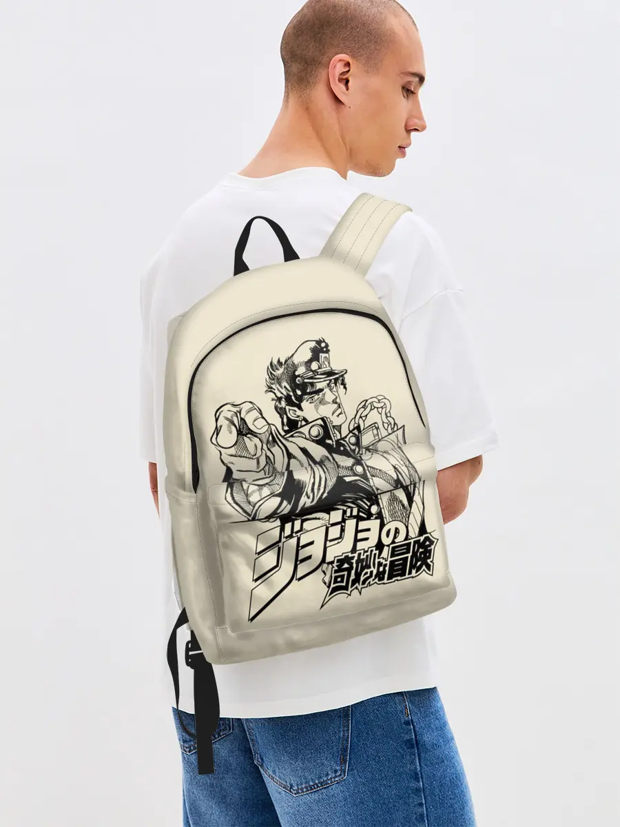 Рюкзак джинсовый / Приключения ДжоДжо