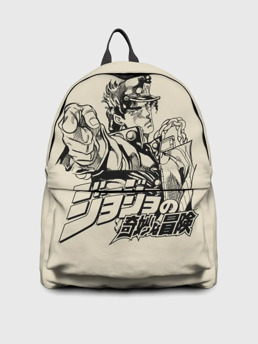 Рюкзак джинсовый / Приключения ДжоДжо