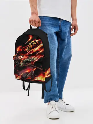 Рюкзак джинсовый / Клинок, рассекающий демонов