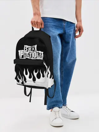 Рюкзак джинсовый / Sex Pistols